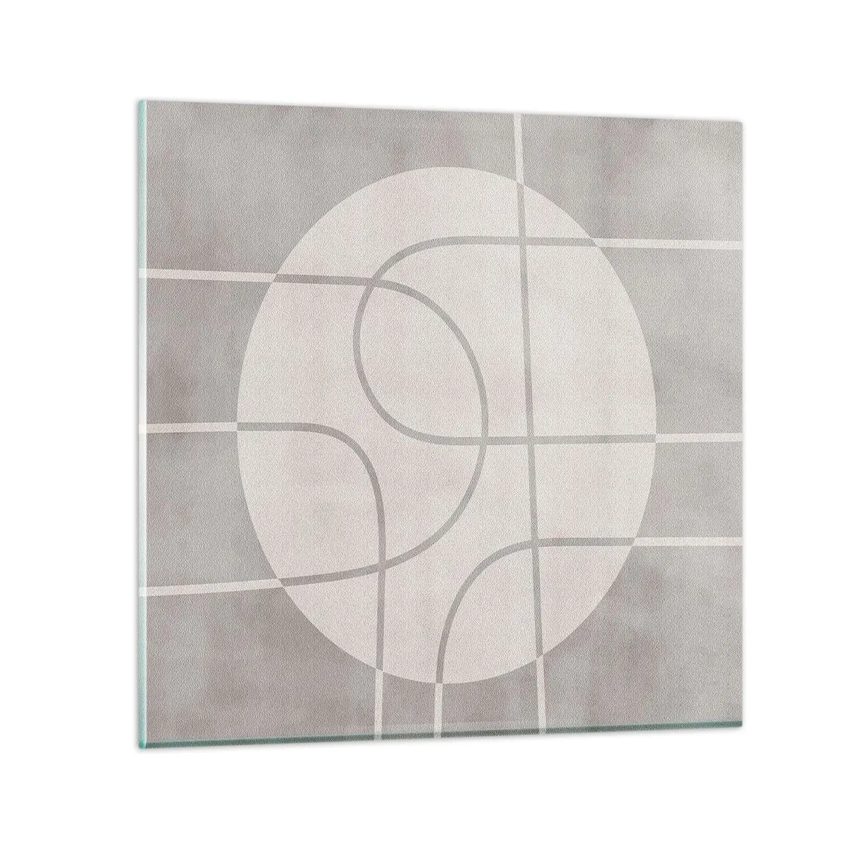 Schilderen op glas - Rond en rechtdoor - 30x30 cm