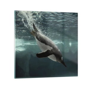 Schilderen op glas - Welkom in mijn wereld - 30x30 cm