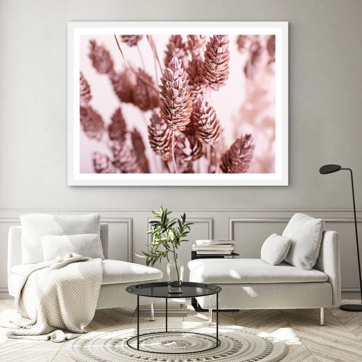 Poster in een witte lijst - Schijnbaar onopvallend - 100x70 cm