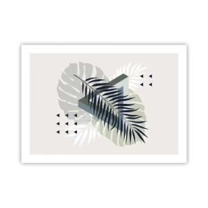 Poster - Natuur en geometrie - twee orden? - 70x50 cm