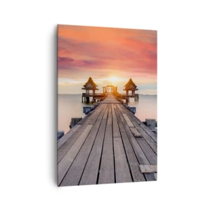 Schilderen op canvas - West in het Oosten - 70x100 cm