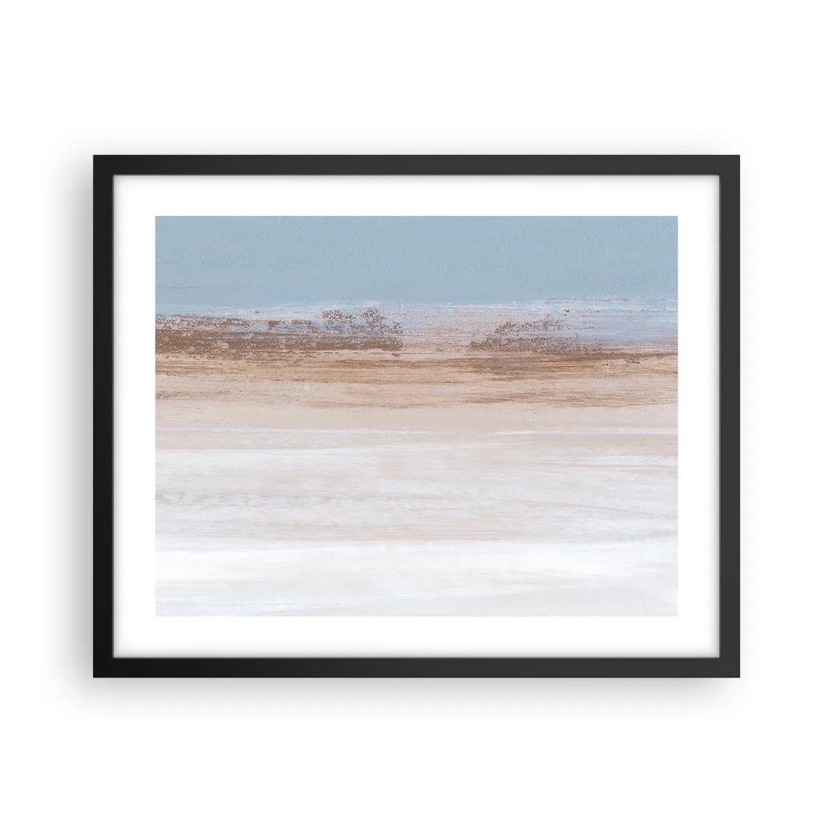 Poster in een zwarte lijst - Dubbelzinnig landschap - 50x40 cm