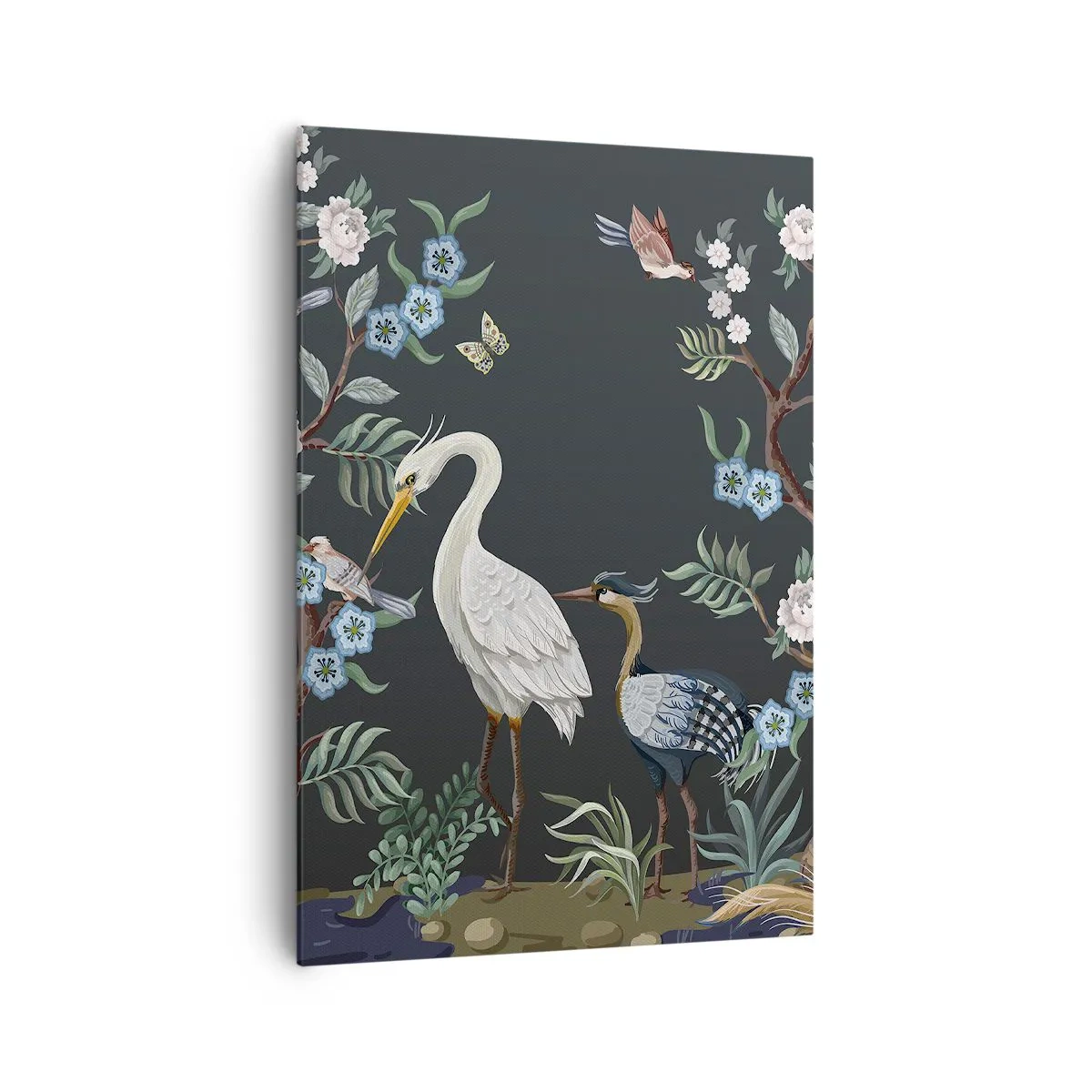 Schilderen op canvas - Vogelparade - 70x100 cm