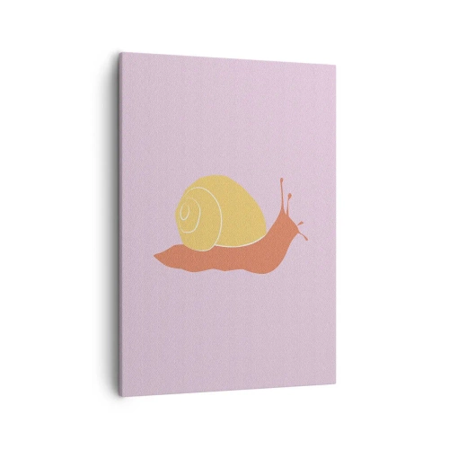 Schilderen op canvas - Er is geen haast - 50x70 cm