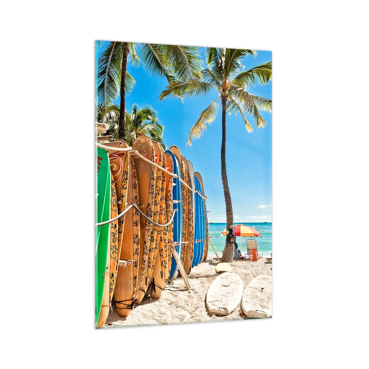 Schilderen op glas - Zonnig plezier - 70x100 cm