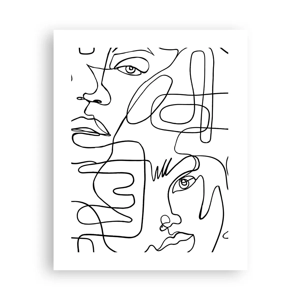 Poster - In verwarde emoties - 40x50 cm