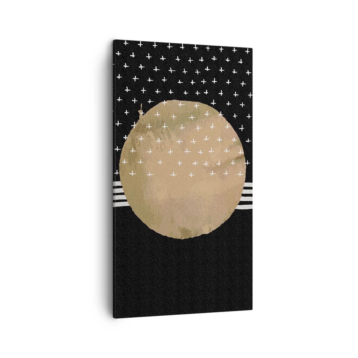 Schilderen op canvas - Samenstelling: galaxy-vlag - 45x80 cm