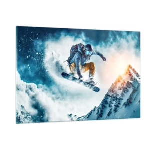 Schilderen op glas - Extreme emoties - 120x80 cm