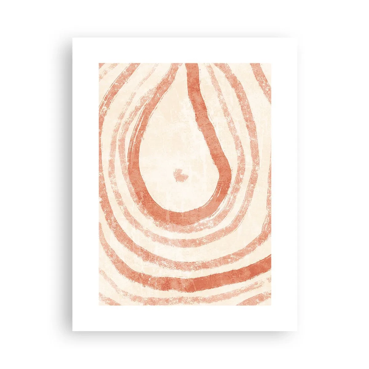 Poster - Koraalcirkels – compositie - 30x40 cm