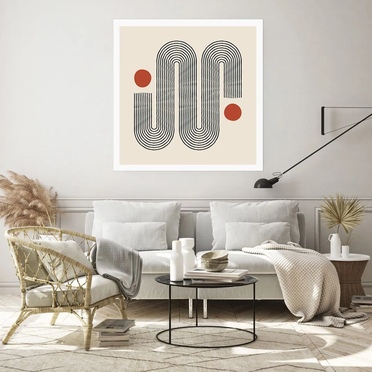 Poster - Van het begin tot het eind - 30x30 cm