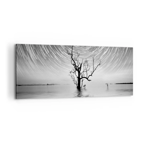 Schilderen op canvas - Een symfonie van de natuur - 100x40 cm