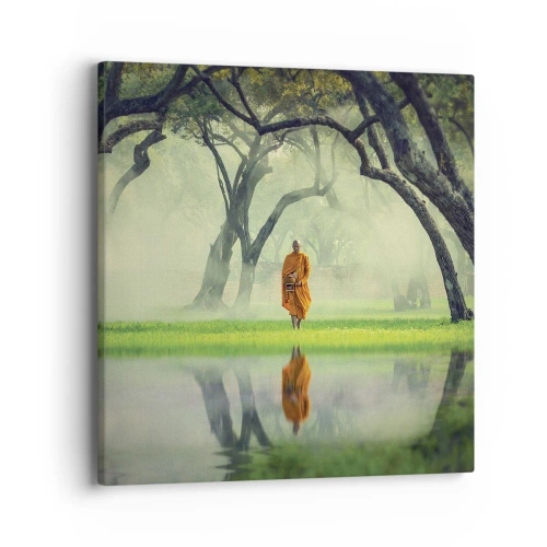 Schilderen op canvas - Op weg naar verlichting - 40x40 cm