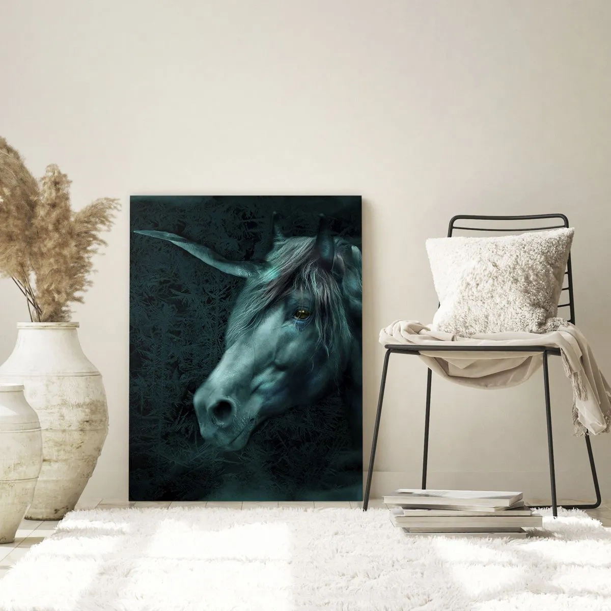 Schilderen op glas - In een sprookjesbos - 50x70 cm