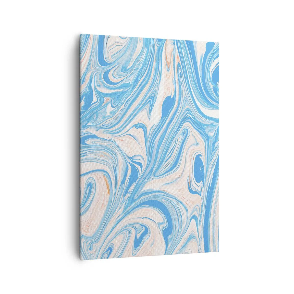 Schilderen op canvas - Moeras in turkoois - 70x100 cm