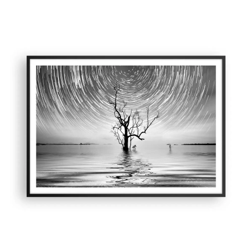Poster in een zwarte lijst - Een symfonie van de natuur - 100x70 cm