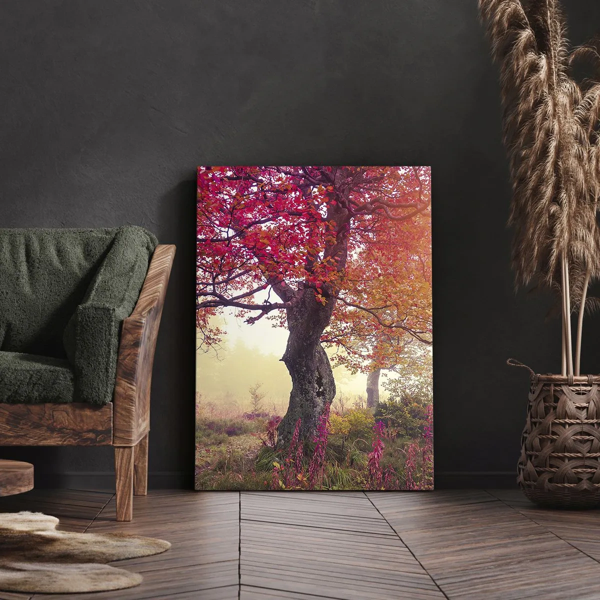 Schilderen op canvas - Bloeiende razernij - 50x70 cm