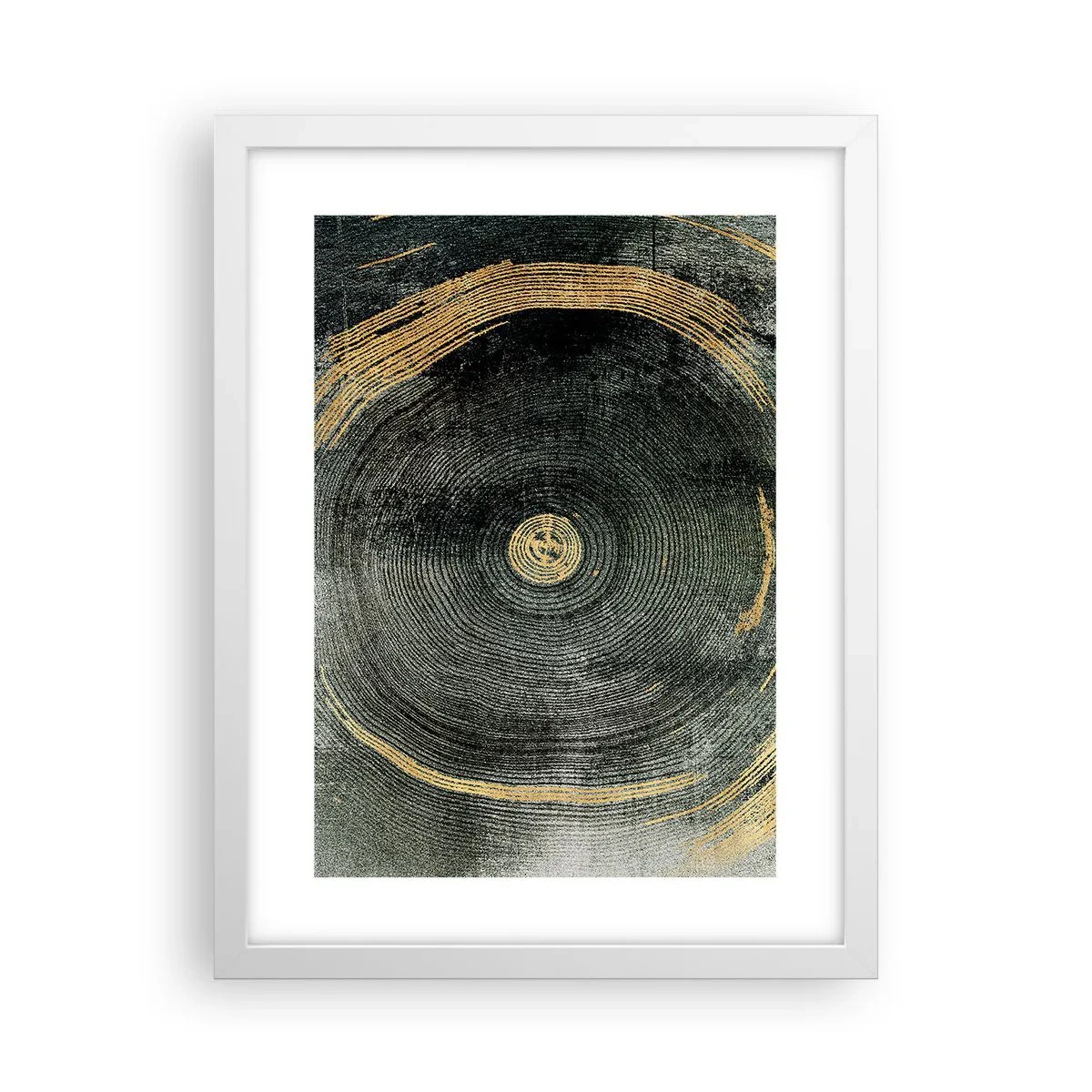 Poster in een witte lijst - Veranderen en zijn - 30x40 cm