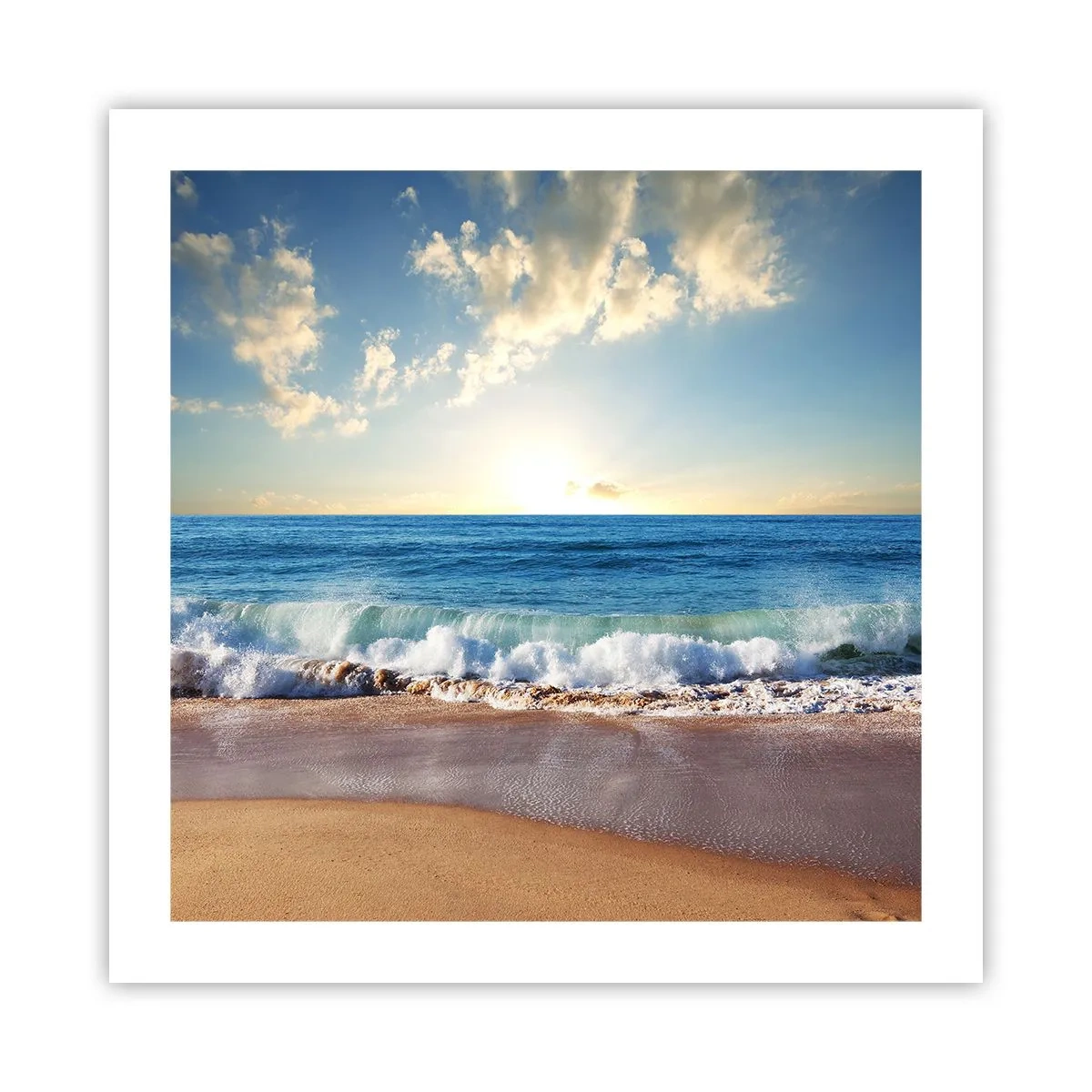 Poster - Beweging en stilte tegelijk - 50x50 cm