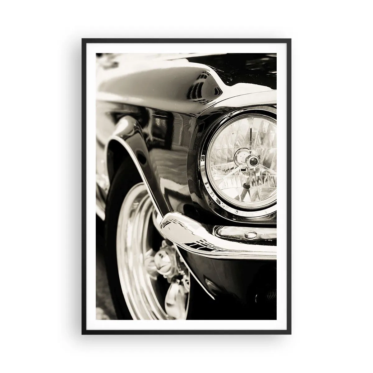 Poster in een zwarte lijst - Permanente glans - 70x100 cm