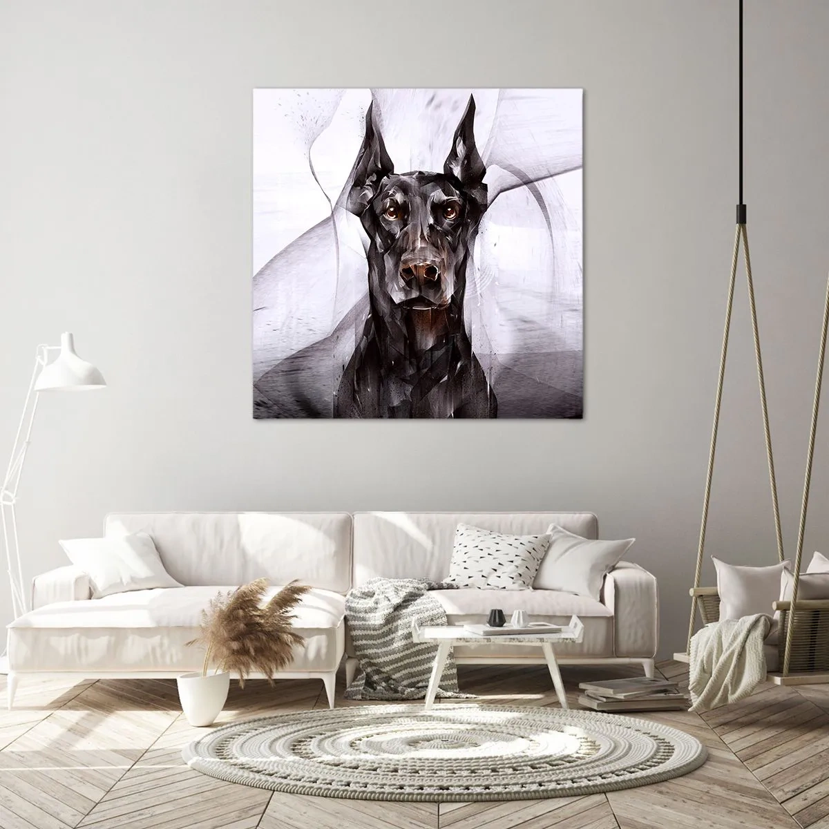 Schilderen op canvas - Hooggeboren - 70x70 cm