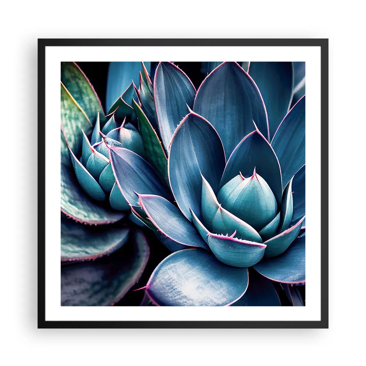 Poster in een zwarte lijst - Levenskracht - 60x60 cm