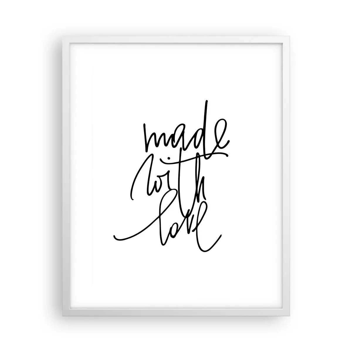 Poster in een witte lijst - Het beste merk - 40x50 cm