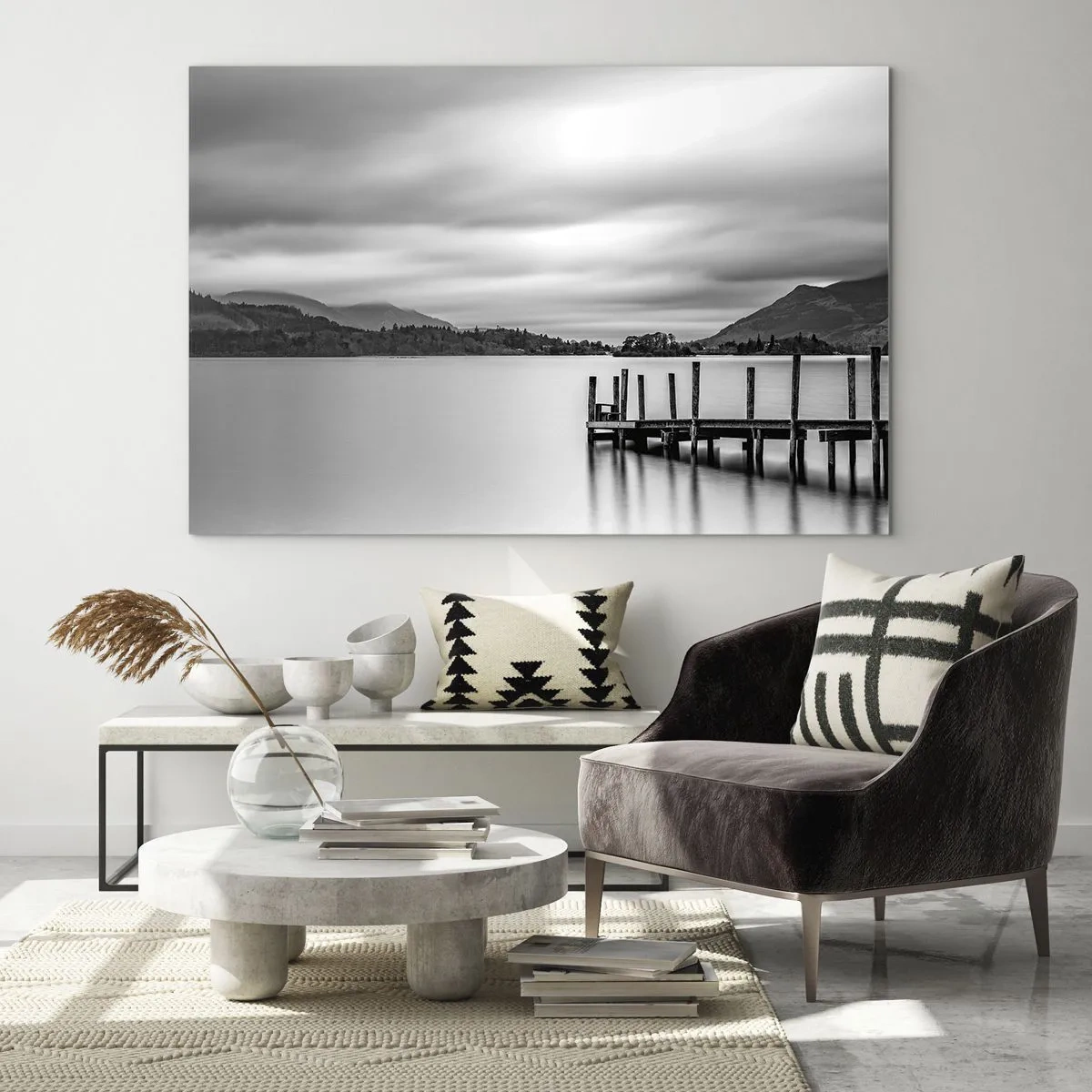 Schilderen op glas - Zachtheid en kracht - 120x80 cm