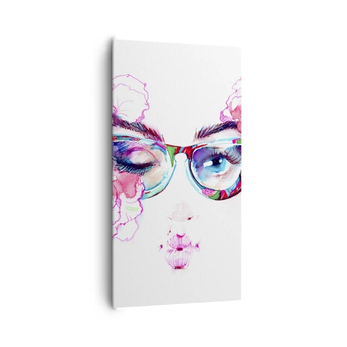 Schilderen op canvas - Een verleidelijke belofte - 65x120 cm