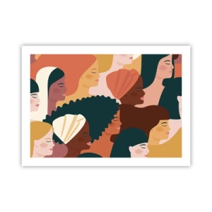 Poster - Alleen vrouwelijkheid - 70x50 cm