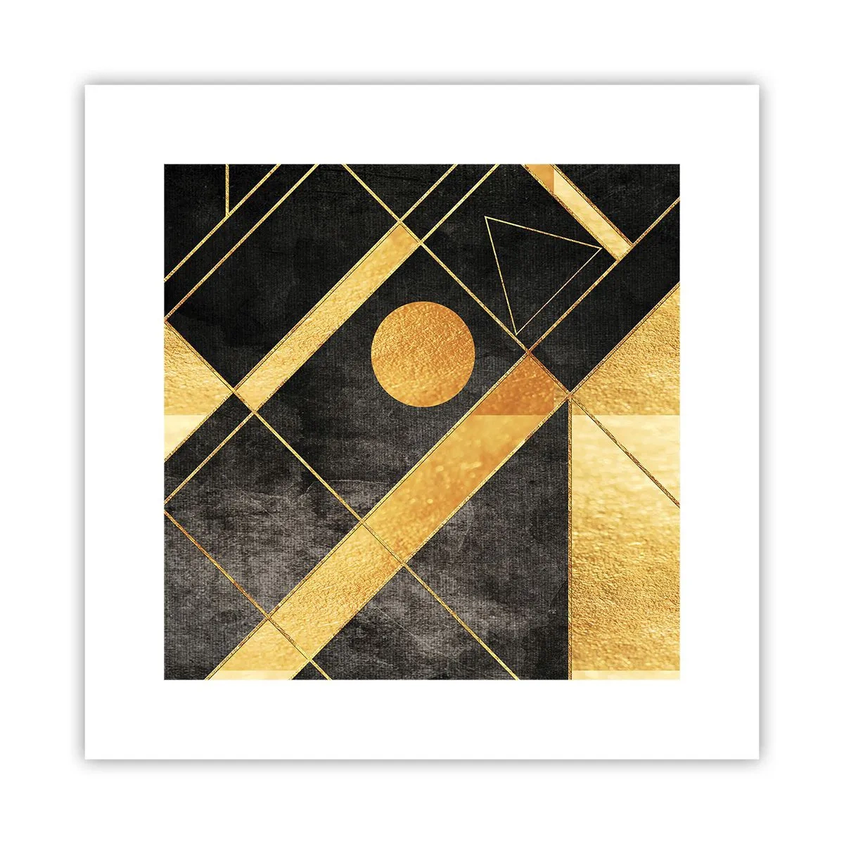 Poster - De zon van de woestijn - 30x30 cm