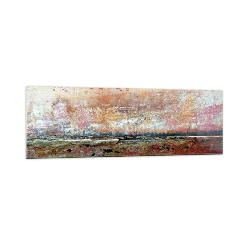 Schilderen op glas - Wellicht is het de zee - 160x50 cm