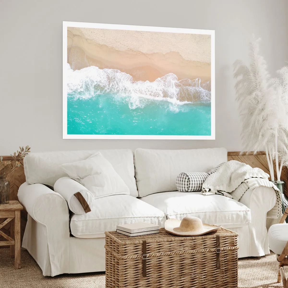 Poster - Een strelende aanraking - 100x70 cm