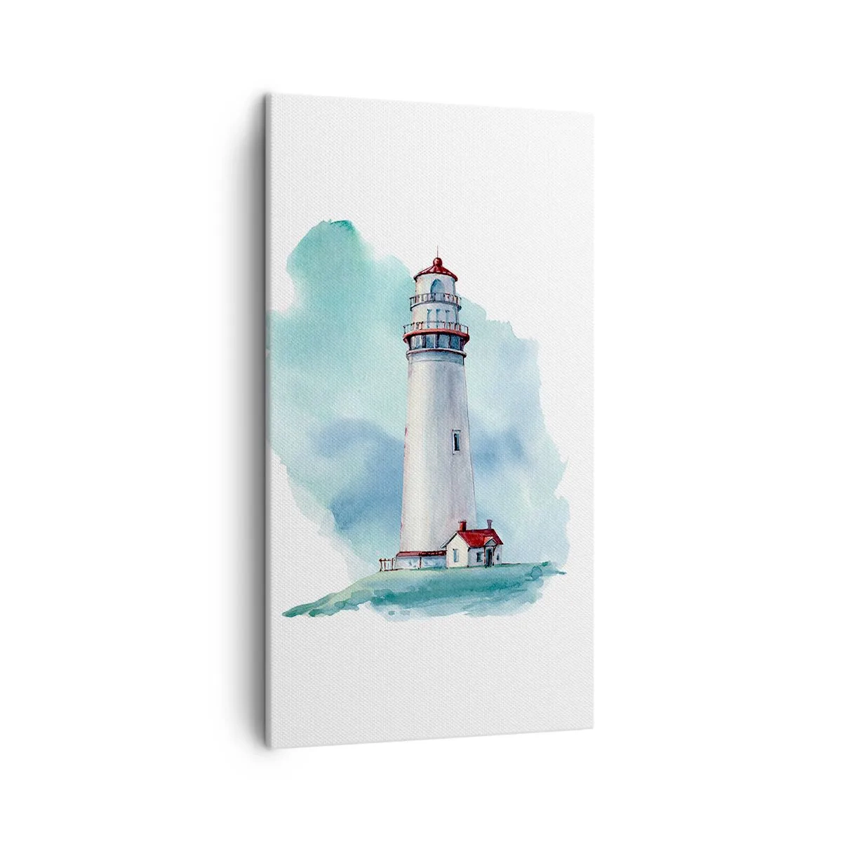 Schilderen op canvas - Blue's zachtaardige zus - 45x80 cm