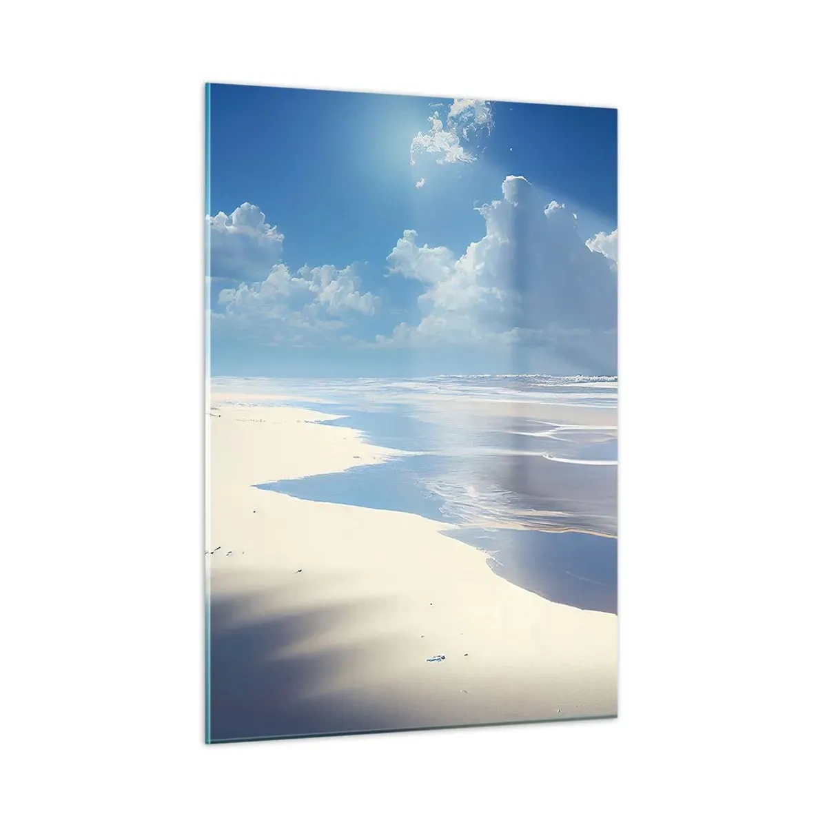 Schilderen op glas - Paradijselijke vakantie - 50x70 cm