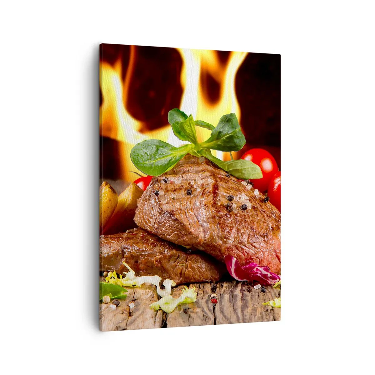 Schilderen op canvas - Opgewekt door hitte - 50x70 cm