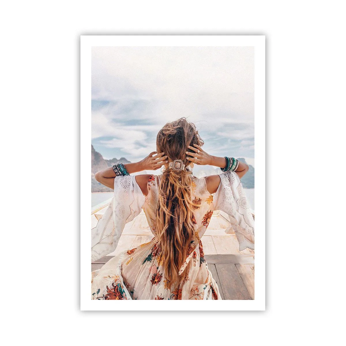 Poster - Op weg naar geluk - 61x91 cm