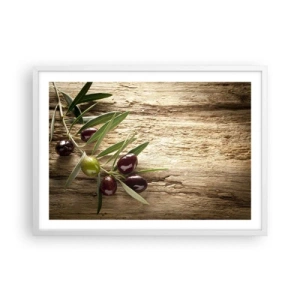 Poster in een witte lijst - Rechtstreeks uit de natuur - 70x50 cm