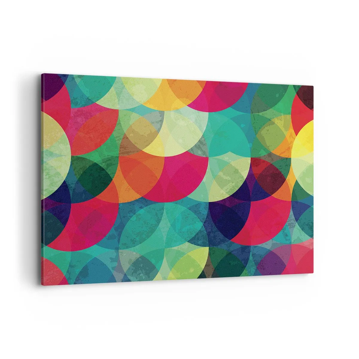 Schilderen op canvas - Beklimming naar de regenboog - 100x70 cm