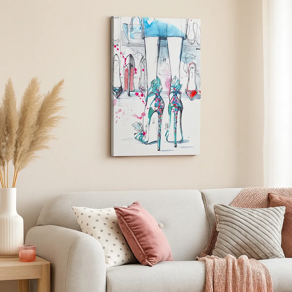 Schilderen op canvas - Sesam, doe open - 50x70 cm