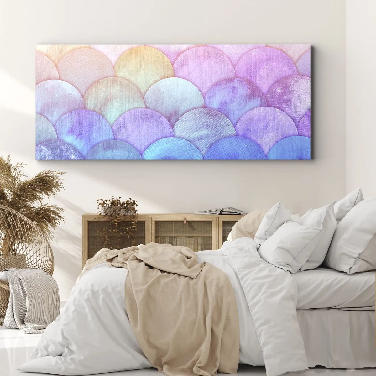 Schilderen op canvas - Parel schaal - 100x40 cm