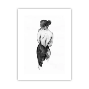 Poster - Bij haar verdwijnt de wereld - 30x40 cm