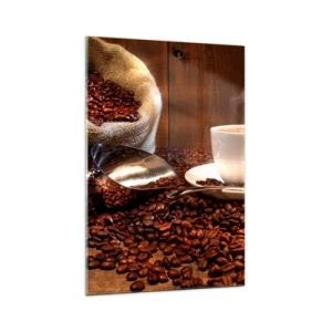 Schilderen op glas - Voel je die geur? - 70x100 cm