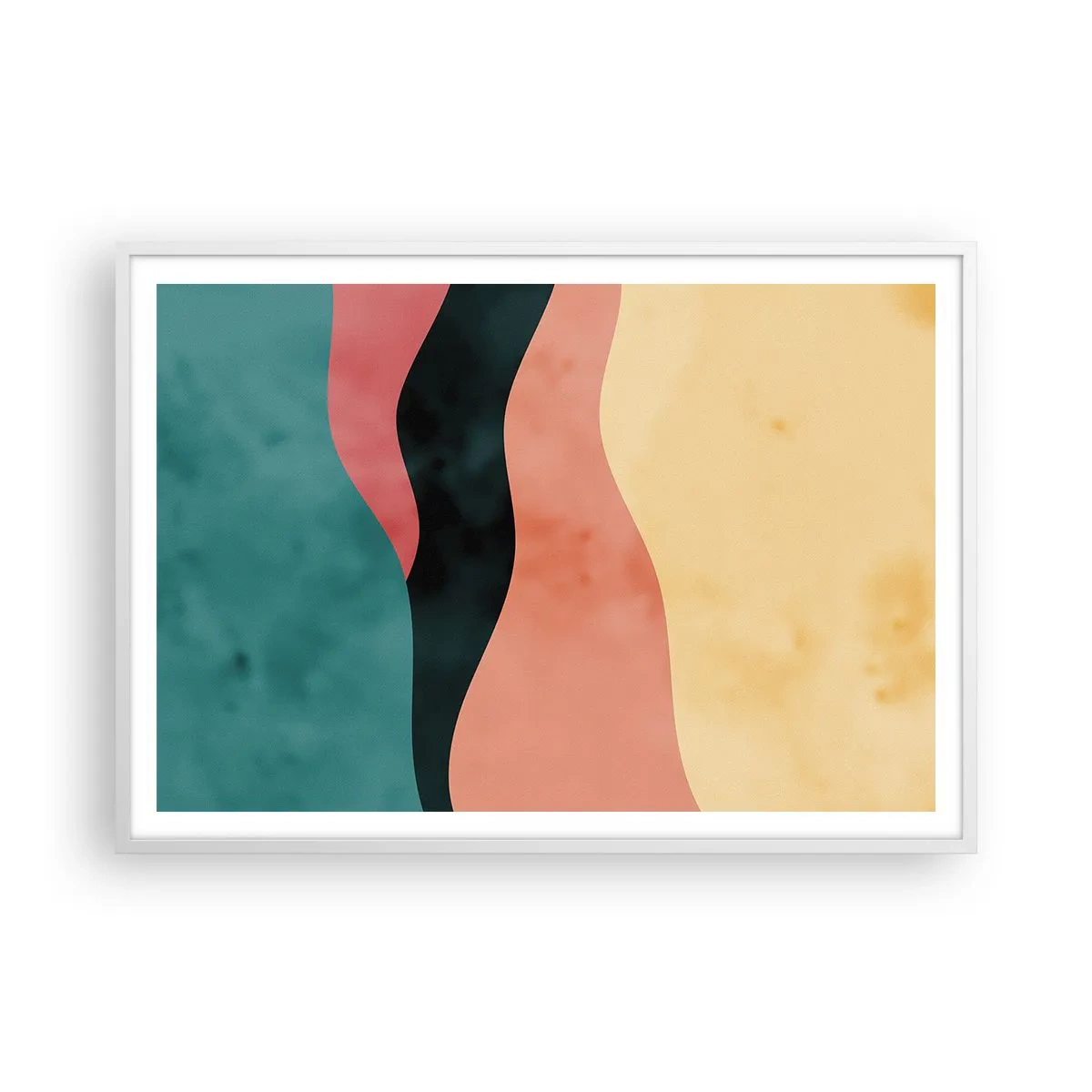 Poster in een witte lijst - Conforme non-conformiteit - 100x70 cm