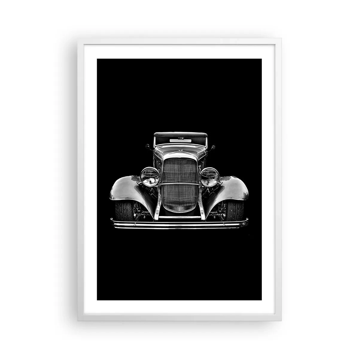 Poster in een witte lijst - Een echte gentleman - 50x70 cm