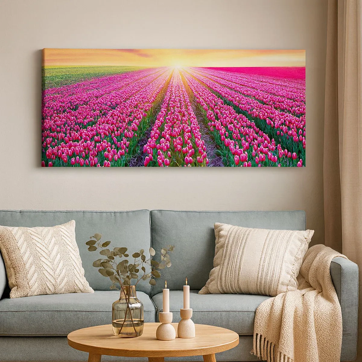Schilderen op canvas - Beautyfarm - 100x40 cm