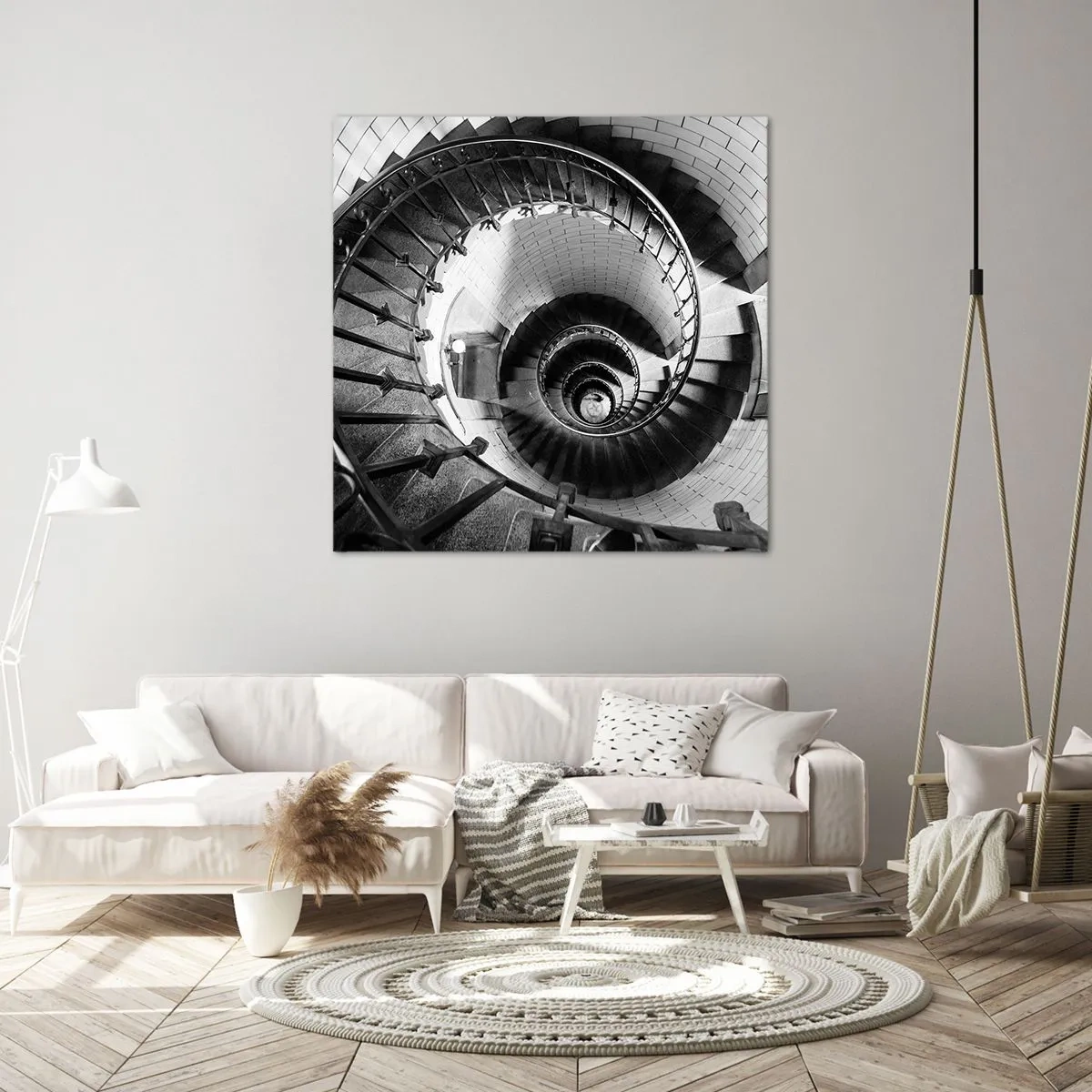 Schilderen op canvas - Hoger en hoger - 30x30 cm