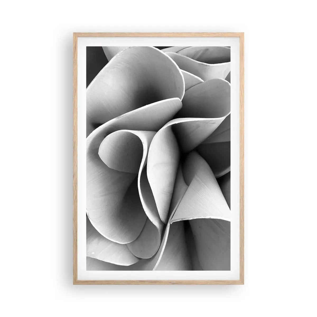 Een poster in een licht eiken lijst - Het gebeurt in de ruimte - 61x91 cm