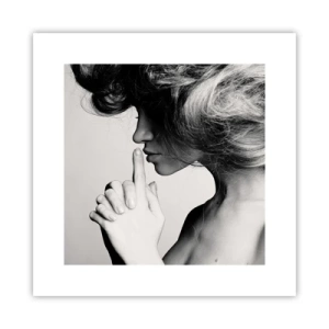 Poster - Luisteren naar zichzelf - 30x30 cm