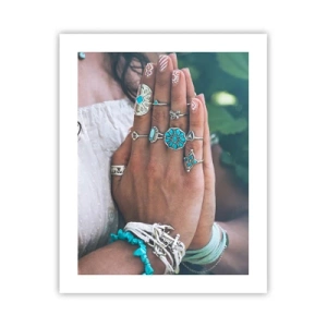 Poster - Welkom in het centrum van het zijn - 40x50 cm