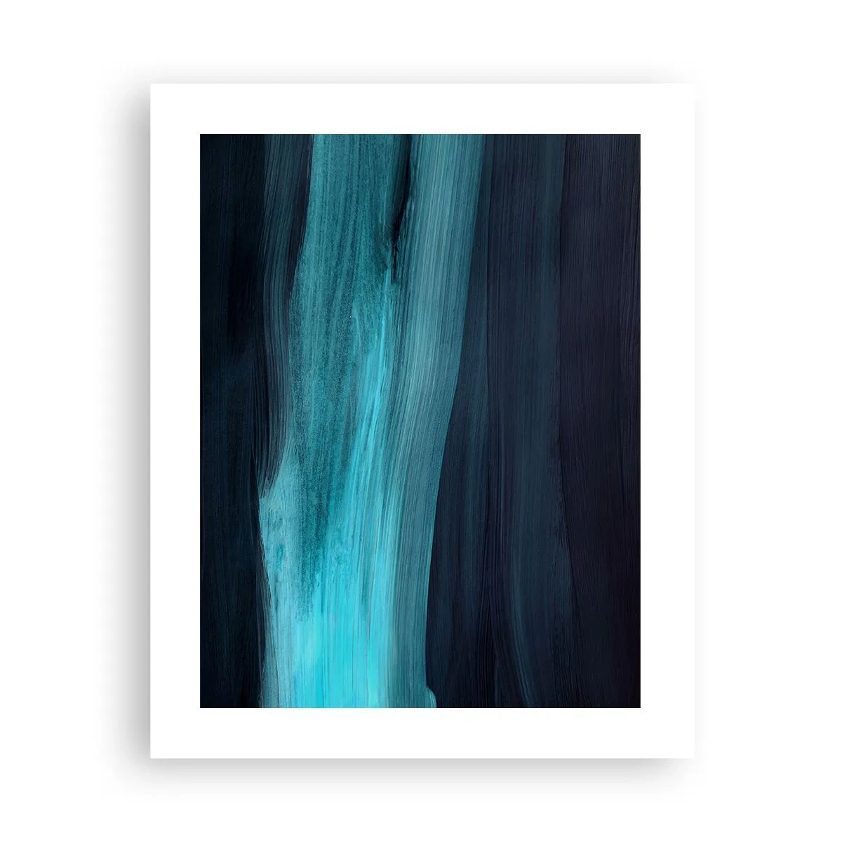 Poster - Ga met de stroom mee - 40x50 cm